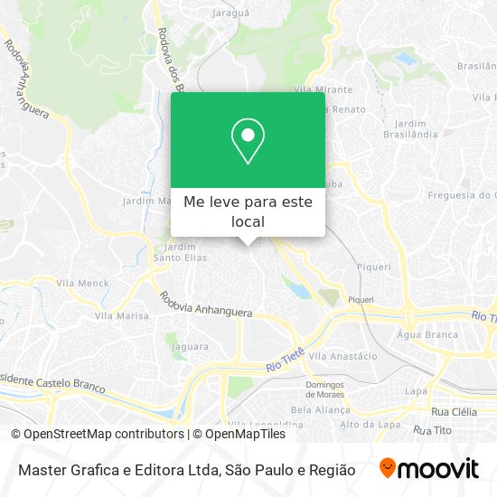 Master Grafica e Editora Ltda mapa