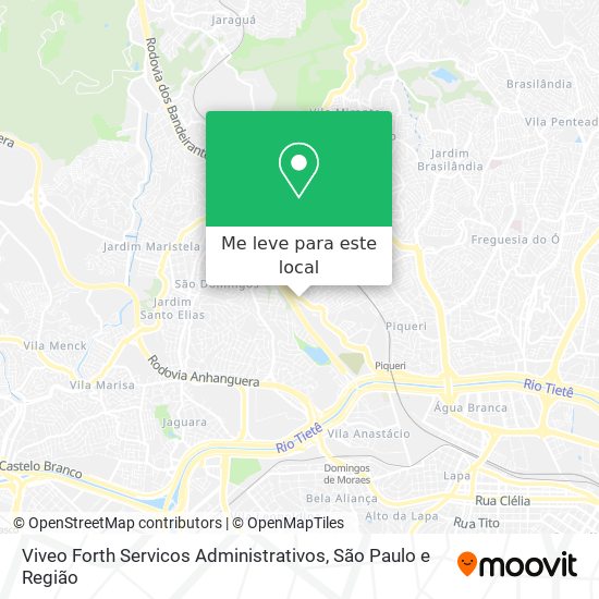 Viveo Forth Servicos Administrativos mapa