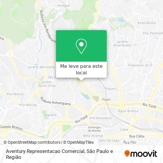 Aventury Representacao Comercial mapa