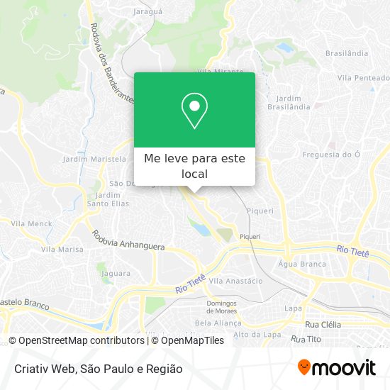 Criativ Web mapa