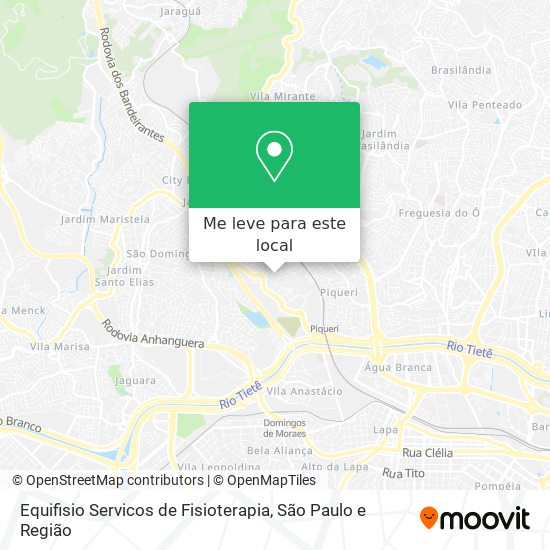 Equifisio Servicos de Fisioterapia mapa