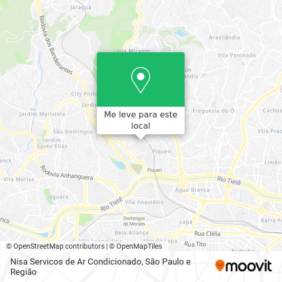 Nisa Servicos de Ar Condicionado mapa