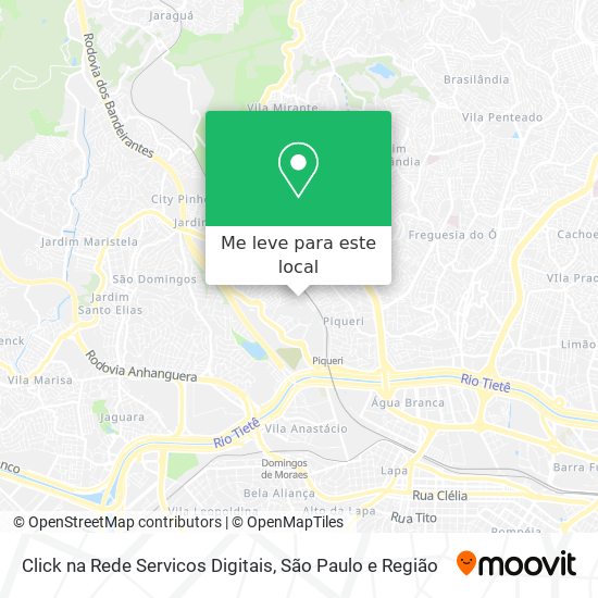 Click na Rede Servicos Digitais mapa