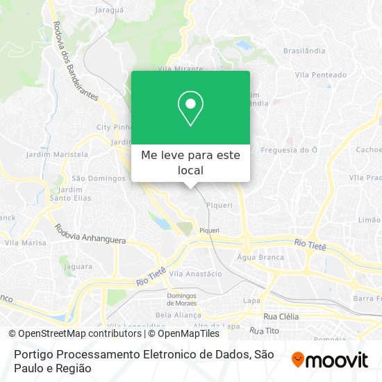 Portigo Processamento Eletronico de Dados mapa