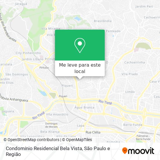 Condomínio Residencial Bela Vista mapa