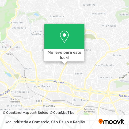 Kcc Indústria e Comércio mapa