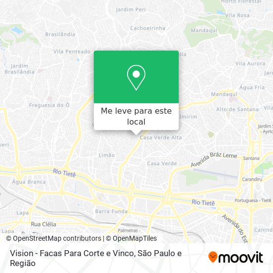 Vision - Facas Para Corte e Vinco mapa