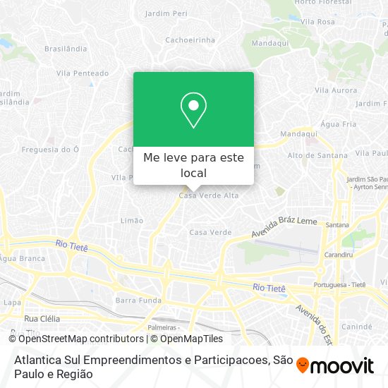 Atlantica Sul Empreendimentos e Participacoes mapa