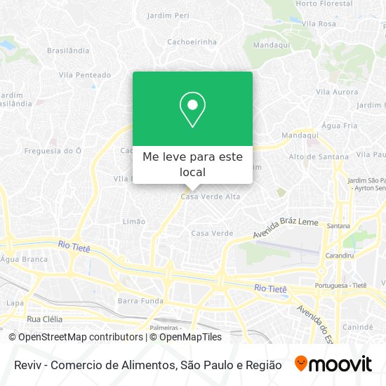 Reviv - Comercio de Alimentos mapa