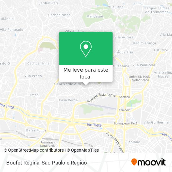 Boufet Regina mapa
