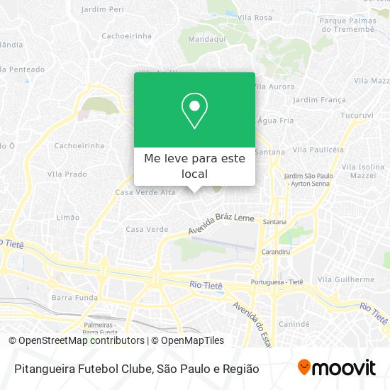 Pitangueira Futebol Clube mapa