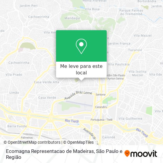 Ecomagna Representacao de Madeiras mapa