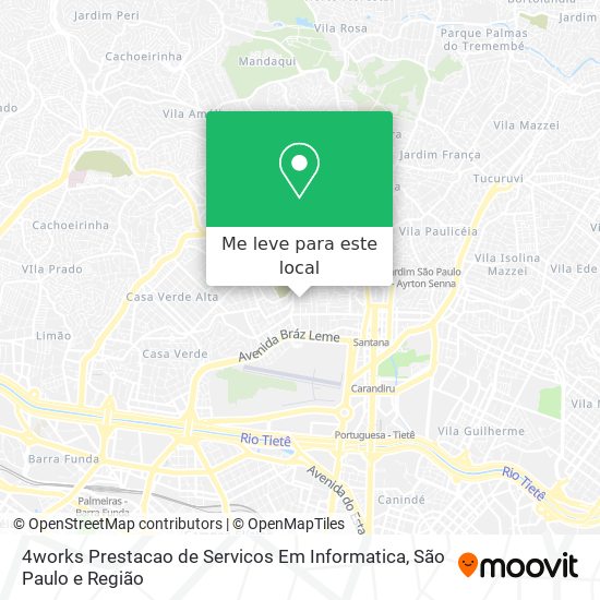 4works Prestacao de Servicos Em Informatica mapa