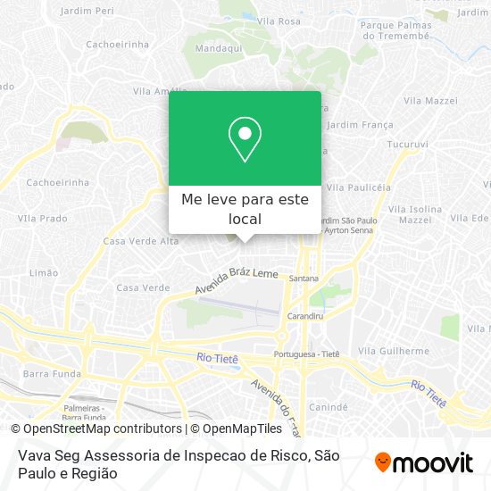 Vava Seg Assessoria de Inspecao de Risco mapa