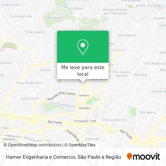 Hamer Engenharia e Comercio mapa