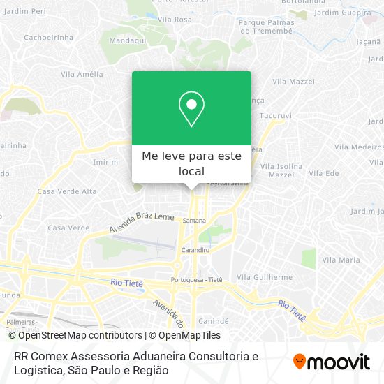 RR Comex Assessoria Aduaneira Consultoria e Logistica mapa