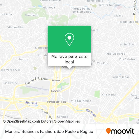 Maneira Business Fashion mapa