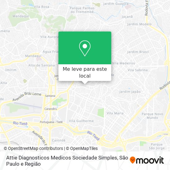 Attie Diagnosticos Medicos Sociedade Simples mapa