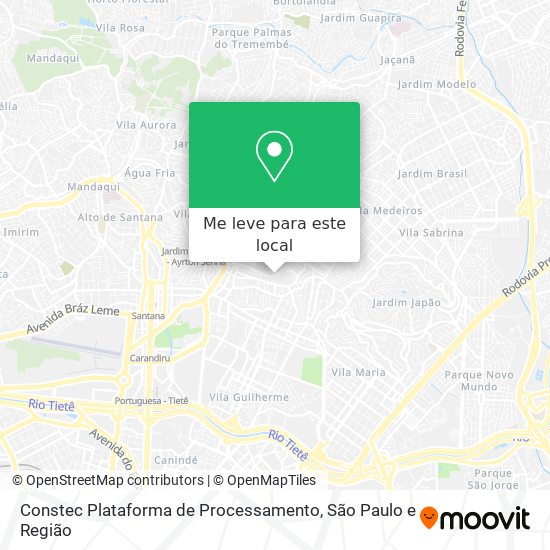 Constec Plataforma de Processamento mapa
