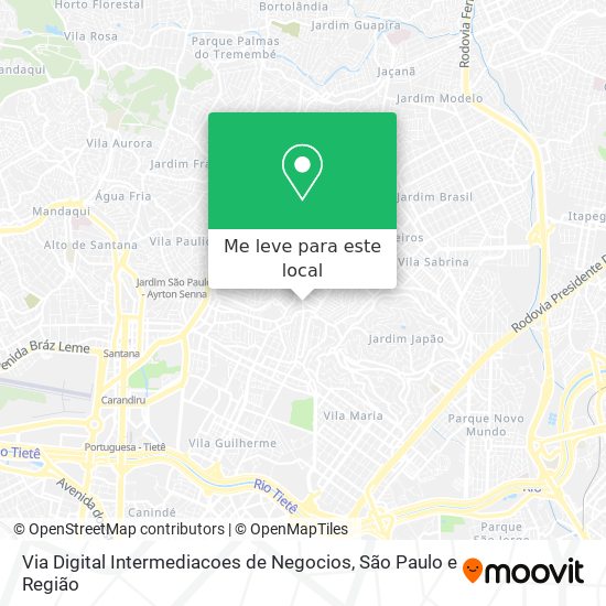 Via Digital Intermediacoes de Negocios mapa