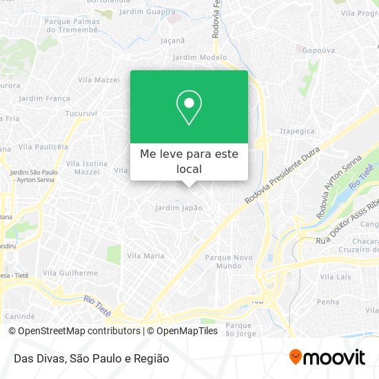 Das Divas mapa