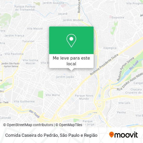 Comida Caseira do Pedrão mapa
