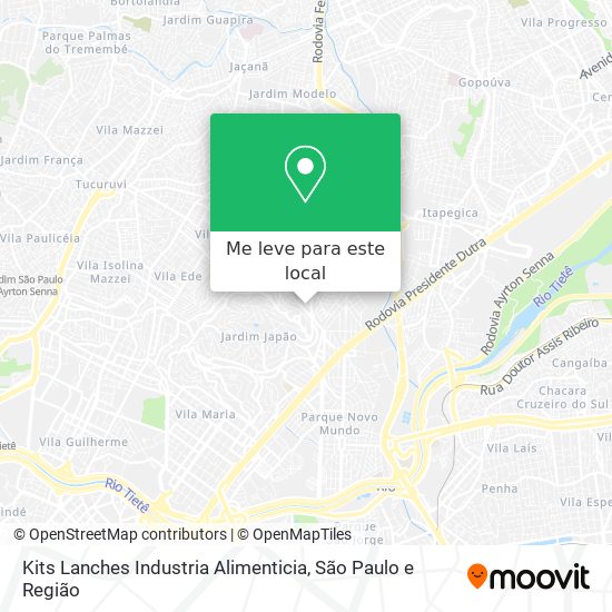 Kits Lanches Industria Alimenticia mapa