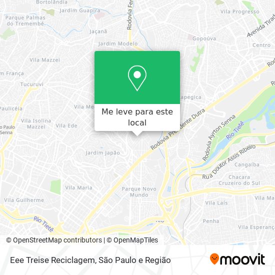 Eee Treise Reciclagem mapa