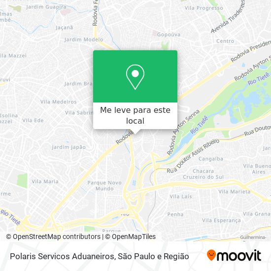 Polaris Servicos Aduaneiros mapa
