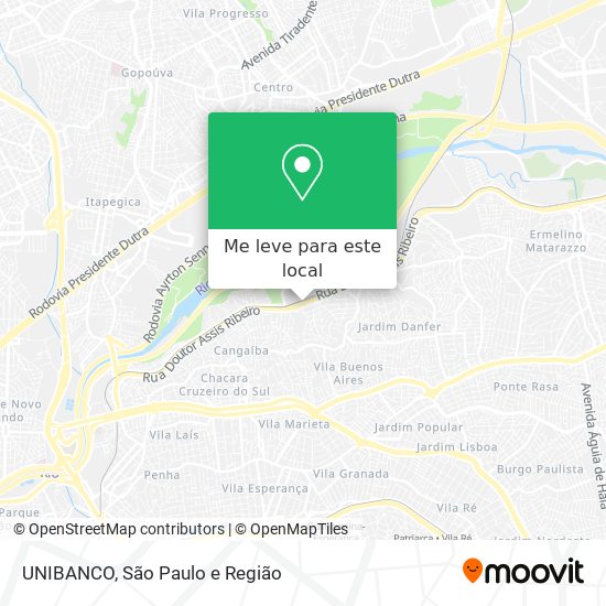 UNIBANCO mapa