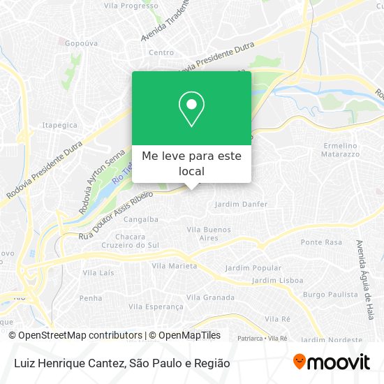 Luiz Henrique Cantez mapa