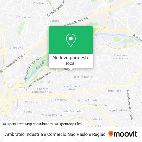 Ambratec Industria e Comercio mapa