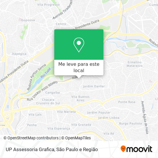 UP Assessoria Grafica mapa