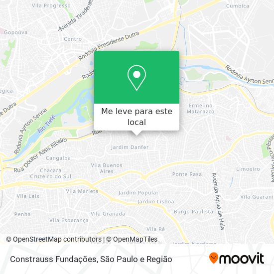 Constrauss Fundações mapa