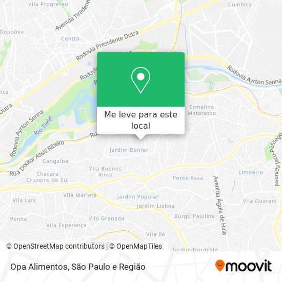 Opa Alimentos mapa