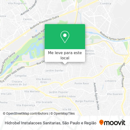 Hidrobel Instalacoes Sanitarias mapa