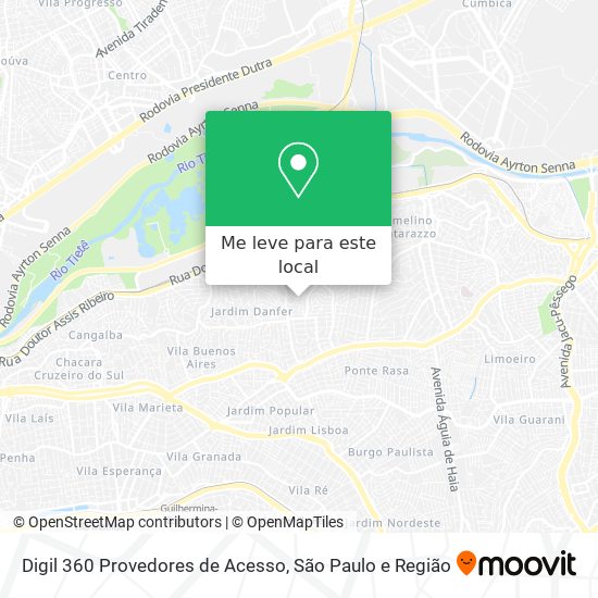 Digil 360 Provedores de Acesso mapa