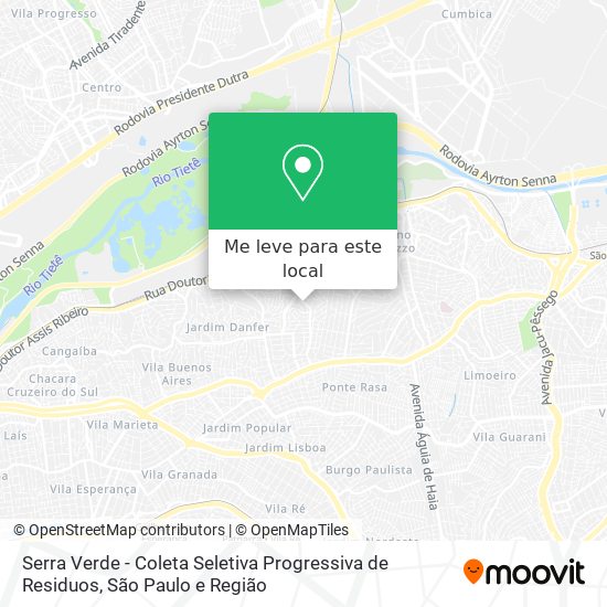 Serra Verde - Coleta Seletiva Progressiva de Residuos mapa