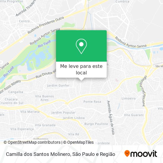 Camilla dos Santos Molinero mapa