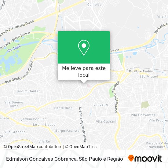 Edmilson Goncalves Cobranca mapa