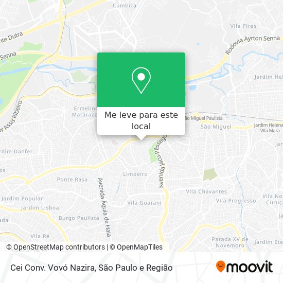 Cei Conv. Vovó Nazira mapa