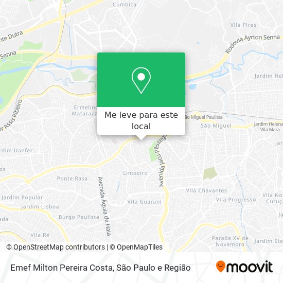 Emef Milton Pereira Costa mapa