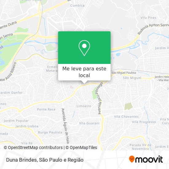 Duna Brindes mapa