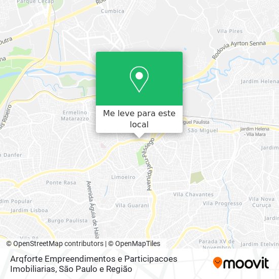 Arqforte Empreendimentos e Participacoes Imobiliarias mapa