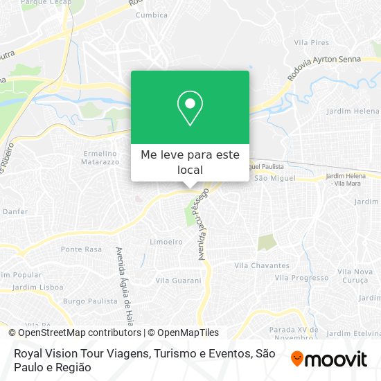 Royal Vision Tour Viagens, Turismo e Eventos mapa