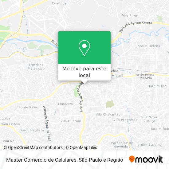 Master Comercio de Celulares mapa