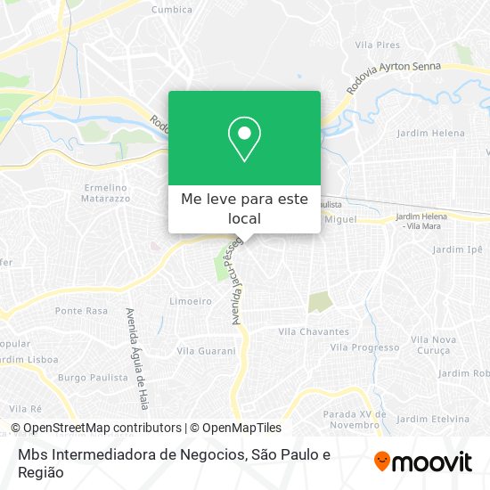 Mbs Intermediadora de Negocios mapa