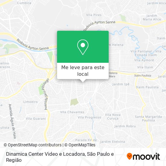 Dinamica Center Video e Locadora mapa