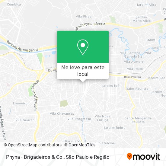 Phyna - Brigadeiros & Co. mapa