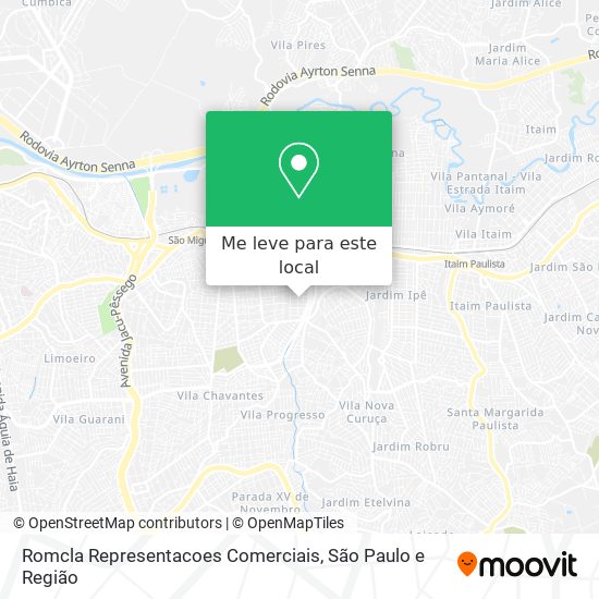 Romcla Representacoes Comerciais mapa